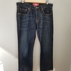 Lucky Br mens 221 Original Straight Jeans sz 31x30